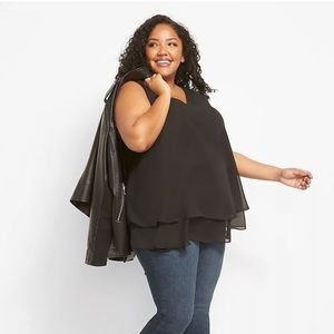 Lane Bryant dressy layered tank top